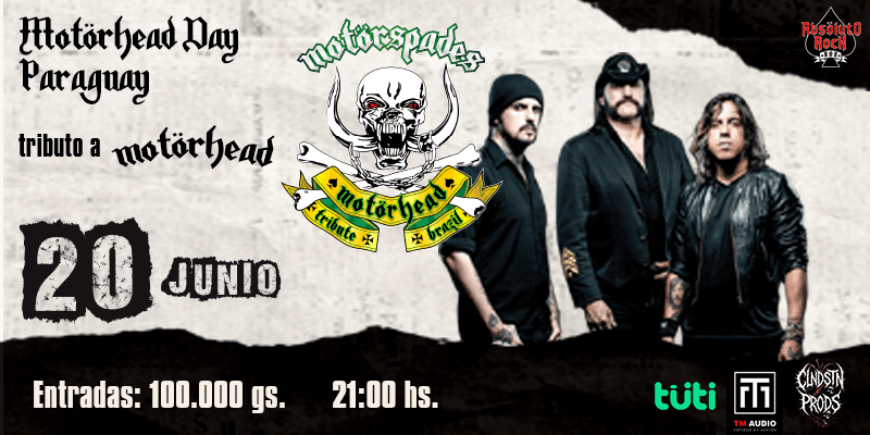 Imagen del evento Motörhead Day Paraguay : Tributo a Motörhead