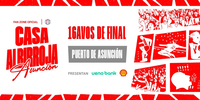 Imagen del evento Casa Albirroja Asunción - 16 vos
